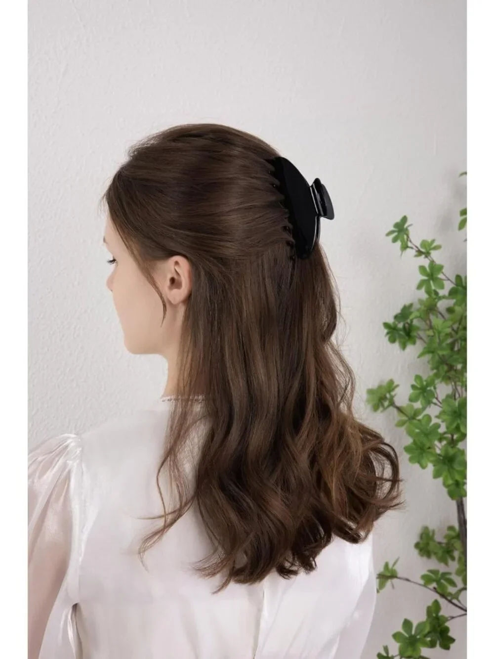 Durable 4-Inch Black Claw Hair Clips - Perfect for Fine & Thick Hair